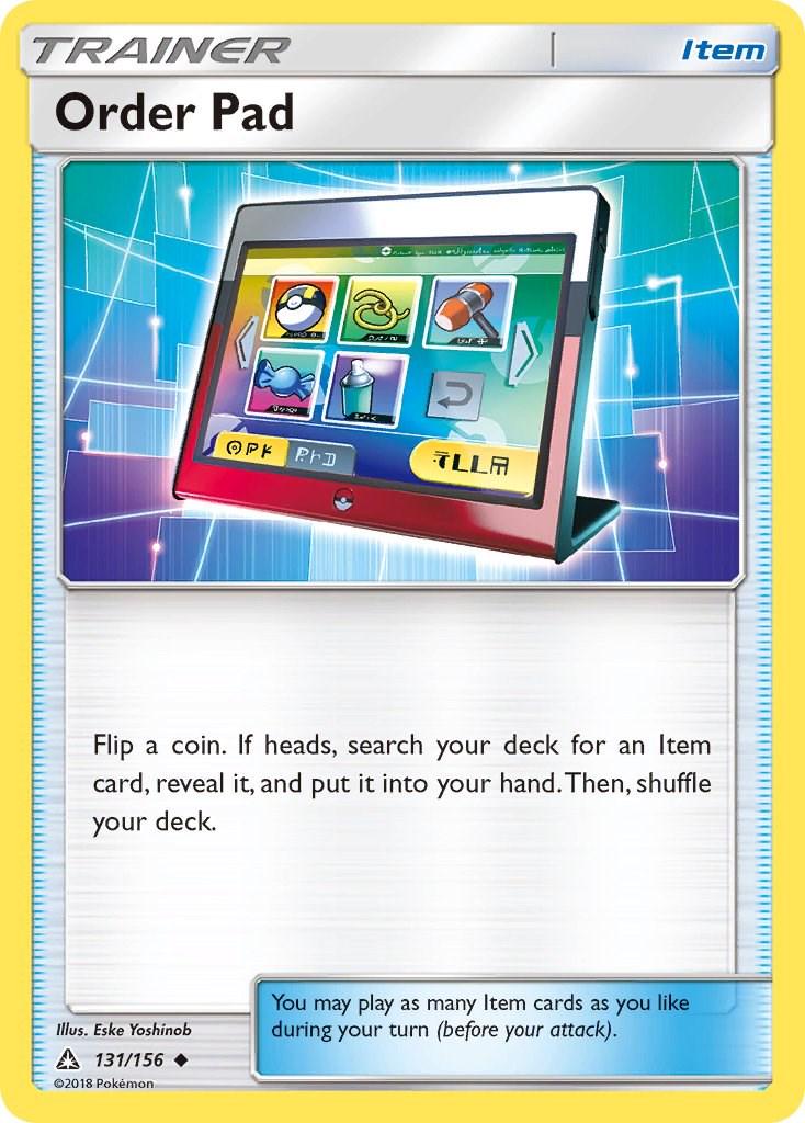 Order Pad #131 Pokemon Ultra Prism