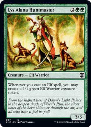 Lys Alana Huntmaster Magic Kaldheim Commander