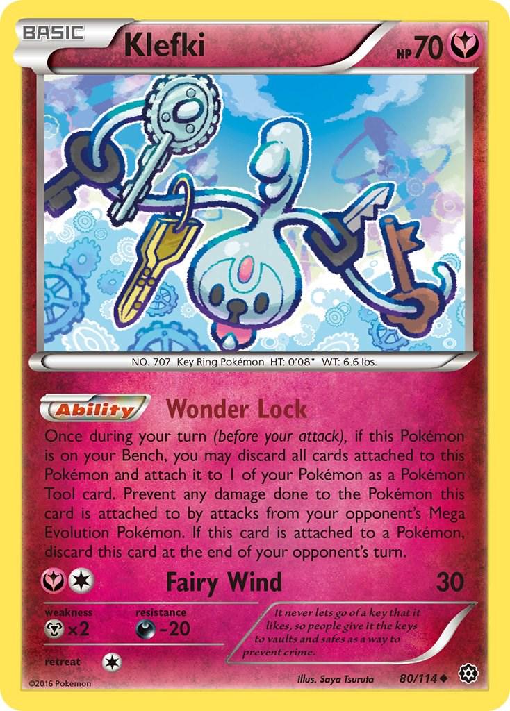 Klefki #80 Pokemon Steam Siege