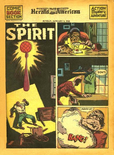 Spirit #1/3/1943 (1943) Comic Books Spirit