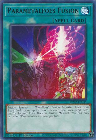 Parametalfoes Fusion MP22-EN035 YuGiOh 2022 Tin of the Pharaoh's Gods Mega Pack