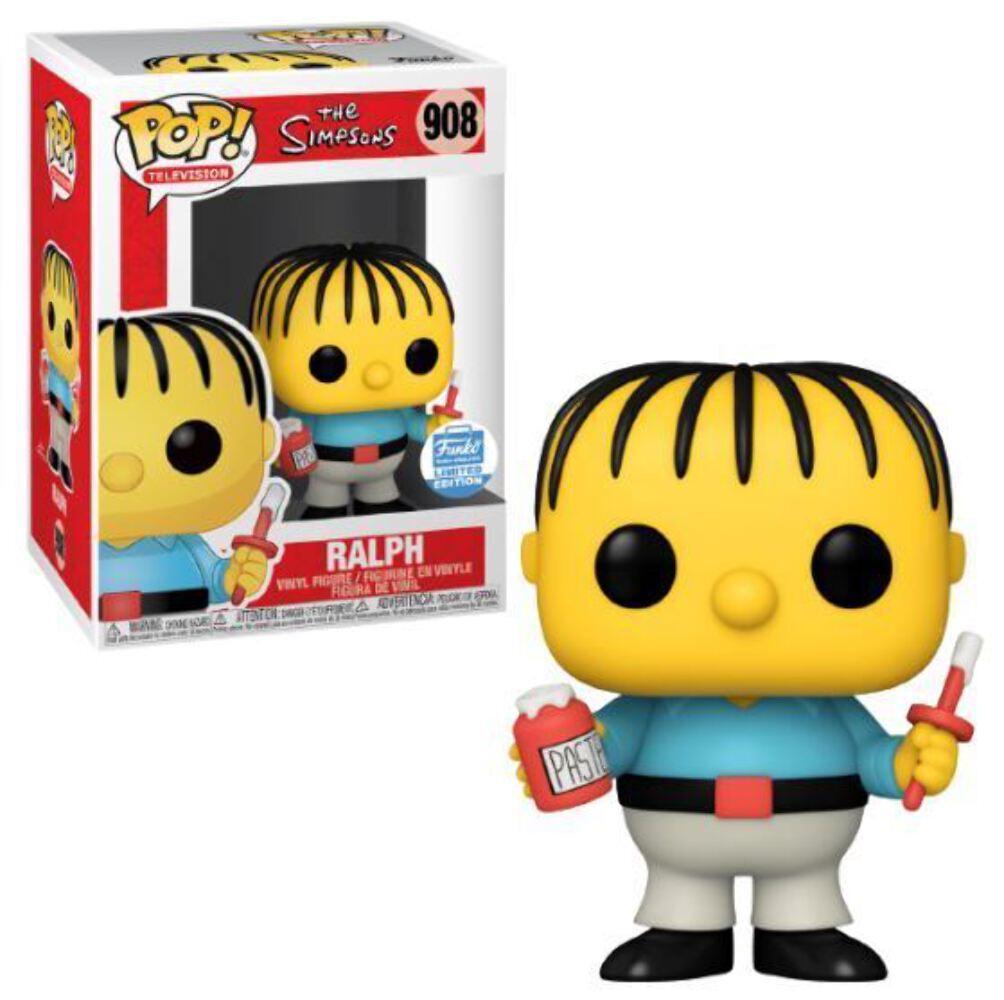 Ralph Wiggum #908 Funko Pop Funko Shop exclusive box and figure