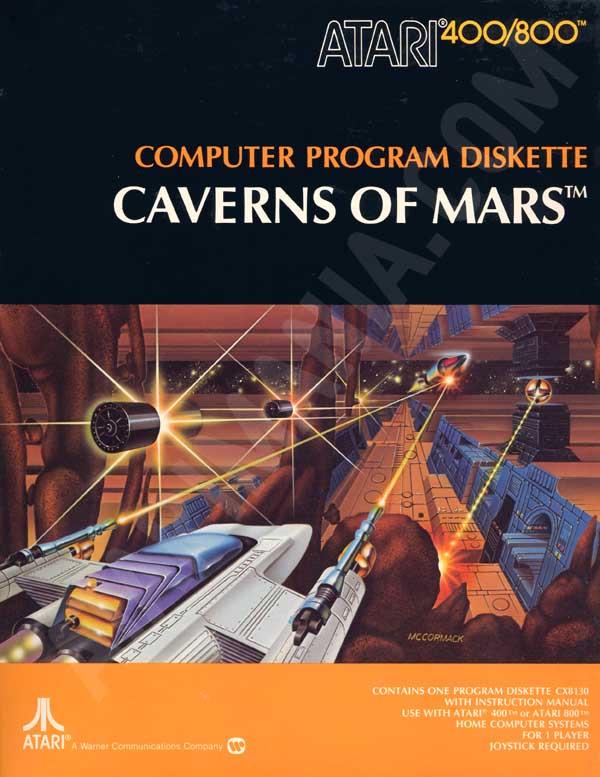 Caverns of Mars Atari 400