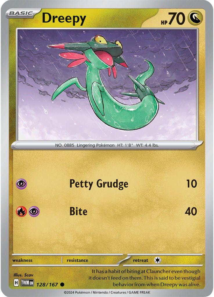 Dreepy #128 Pokemon Twilight Masquerade