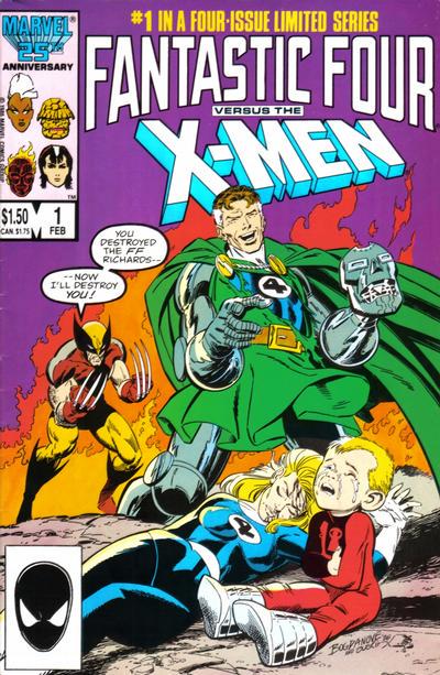 Fantastic Four vs. X-Men #1 (1987) Comic Books Fantastic Four vs. X-Men