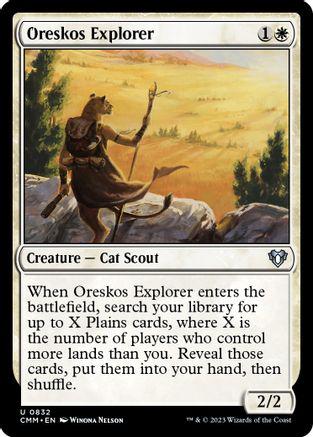 Oreskos Explorer #832 Magic Commander Masters