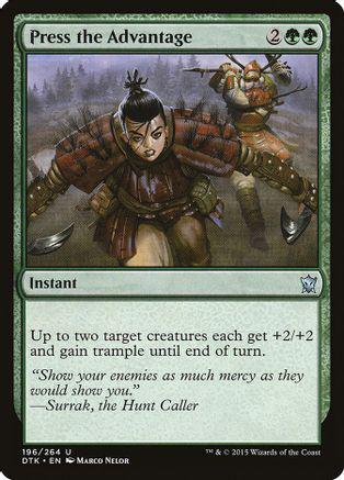 Press the Advantage Magic Dragons of Tarkir