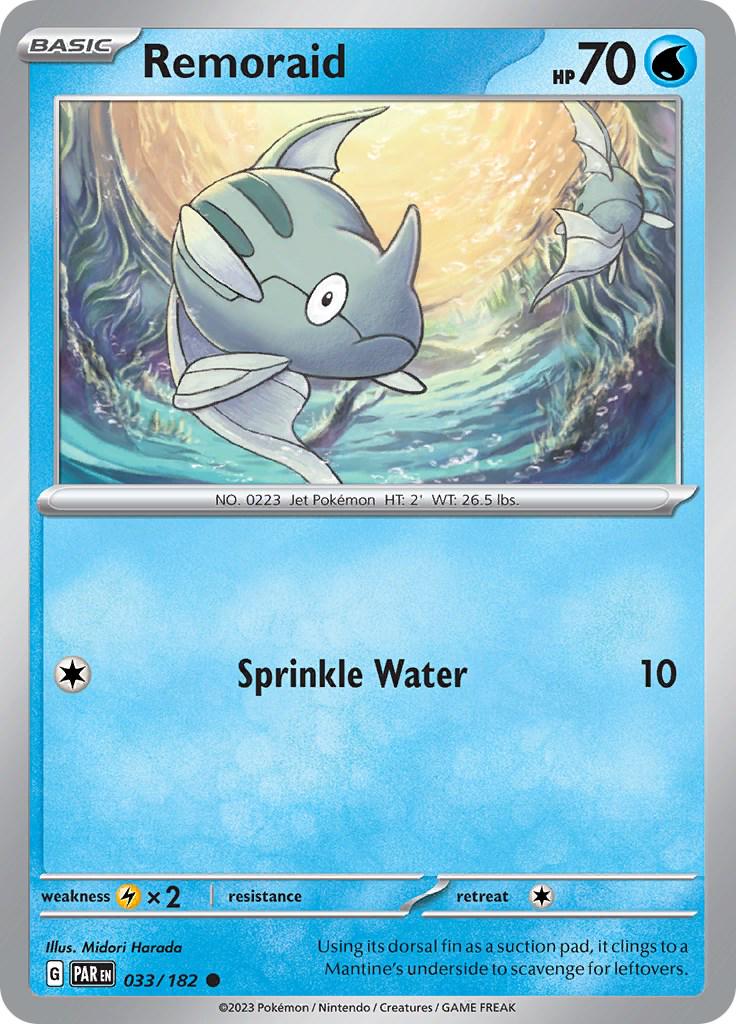 Remoraid #33 Pokemon Paradox Rift