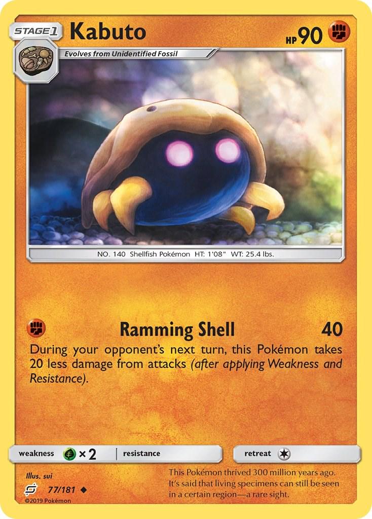 Kabuto #77 Pokemon Team Up