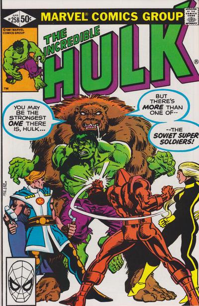 The Incredible Hulk #258 (1981) Comic Books Incredible Hulk