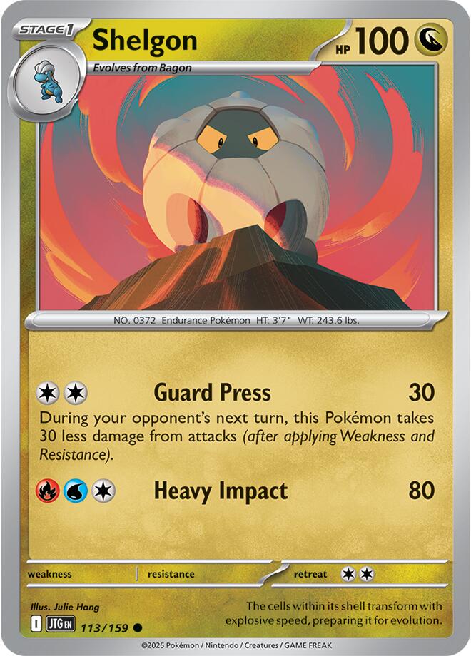 Shelgon #113 Pokemon Journey Together