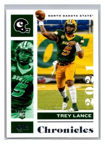 Trey Lance #3 Football Cards 2021 Panini Chronicles Draft Picks