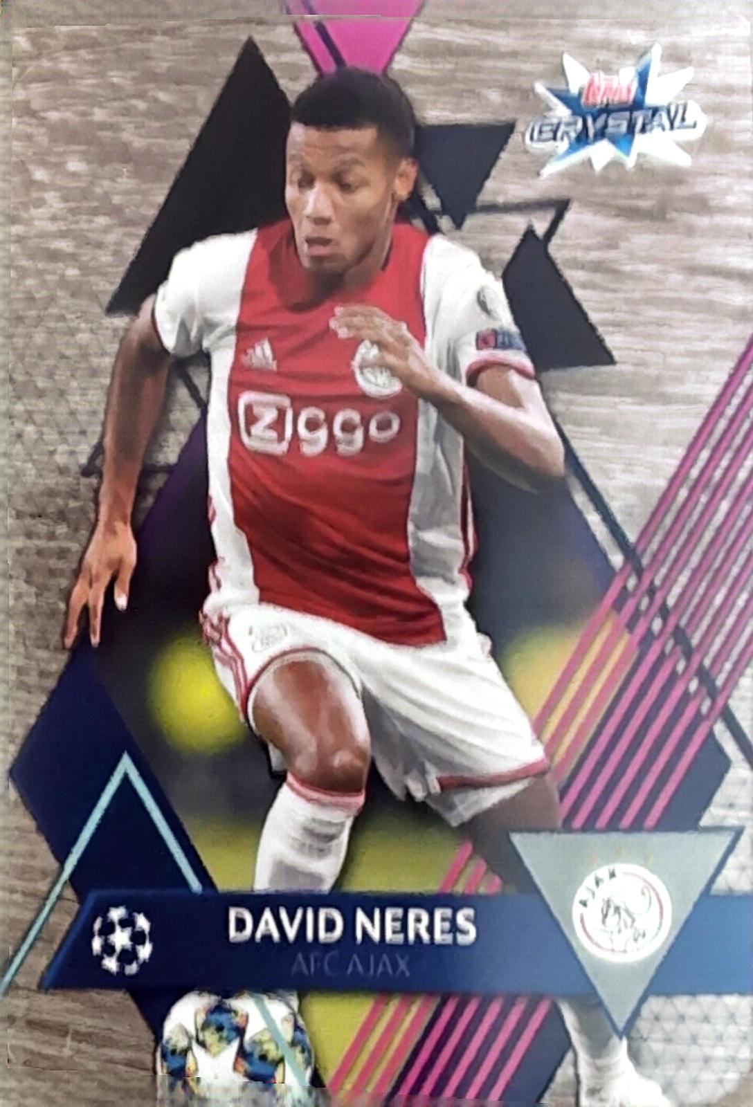 David Neres #29 Soccer Cards 2019 Topps UEFA Champions League Crystal