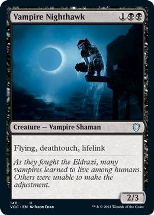 Vampire Nighthawk Magic Innistrad: Crimson Vow Commander
