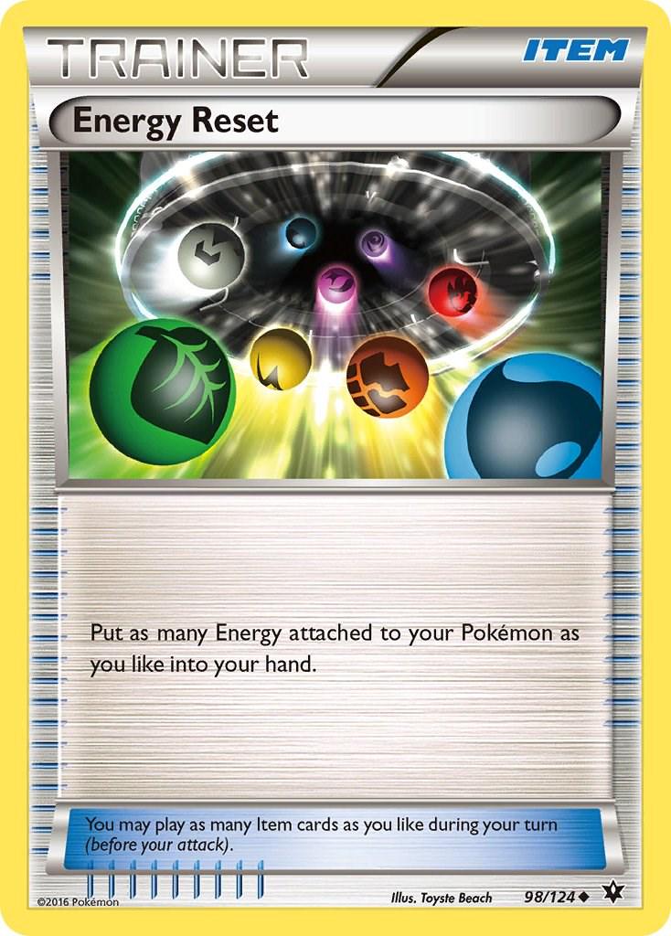 Energy Reset #98 Pokemon Fates Collide