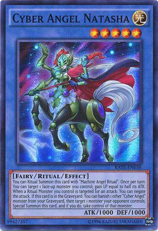 Cyber Angel Natasha RATE-EN036 YuGiOh Raging Tempest