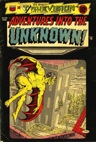 Adventures into the Unknown #53 (1954) Comic Books Adventures into the Unknown