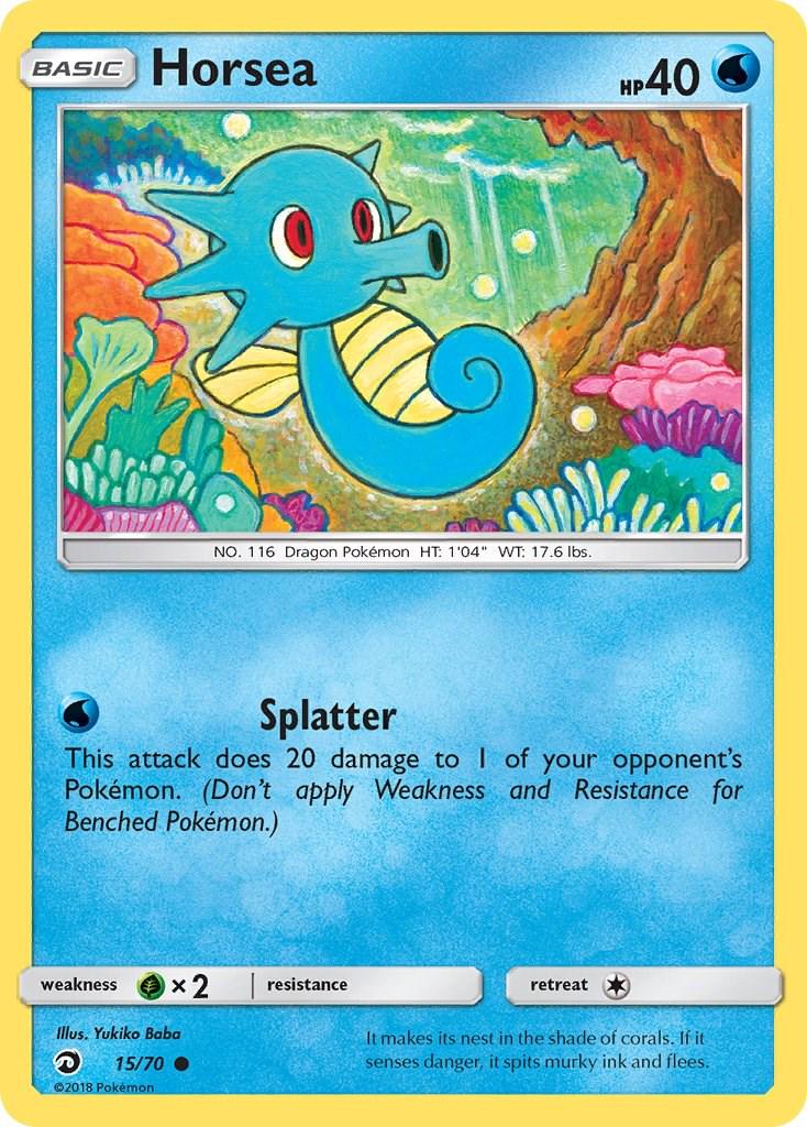 Horsea #15 Pokemon Dragon Majesty