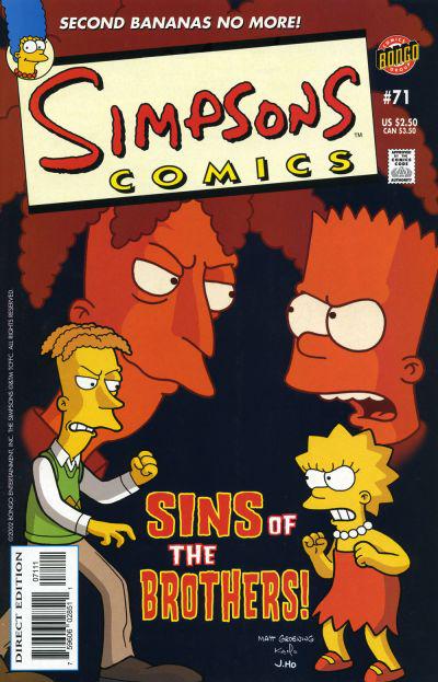 Simpsons Comics #71 (2002) Comic Books Simpsons Comics