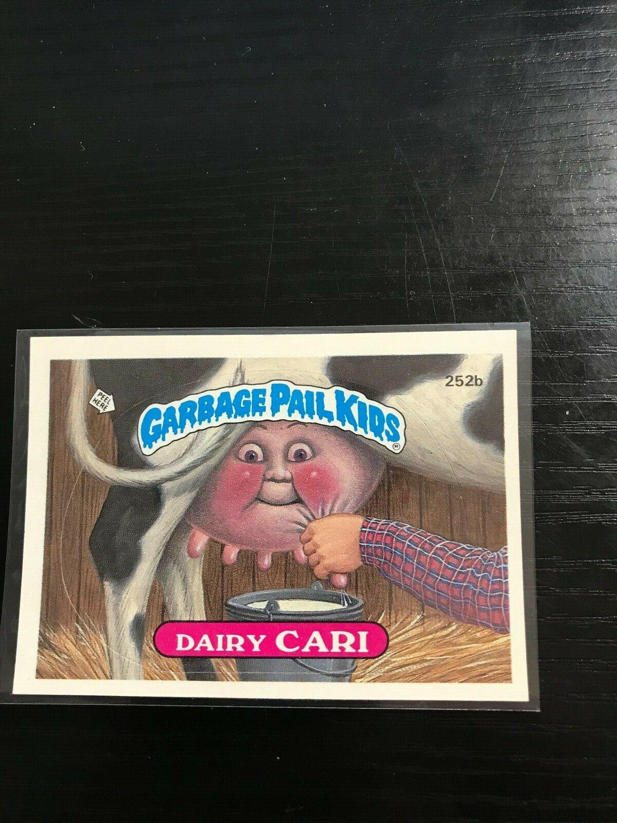 Dairy CARI #252b 1987 Garbage Pail Kids