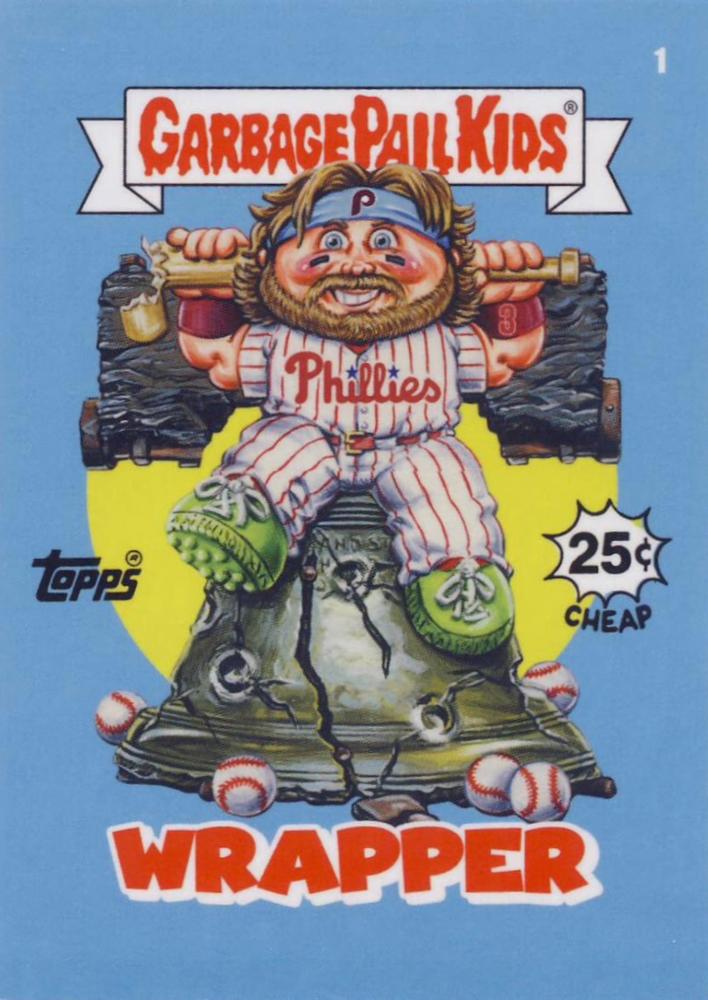 Bryce Harper (2023 Topps Garbage Pail Kids x MLB Series 3 Wrapper Card)