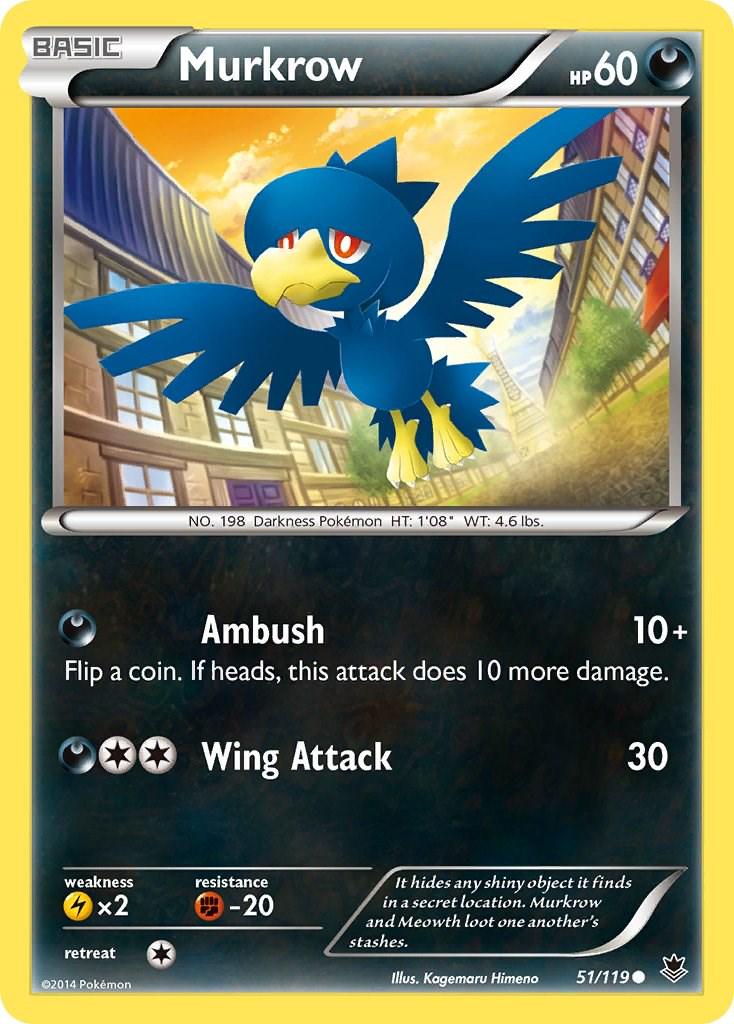 Murkrow #51 Pokemon Phantom Forces