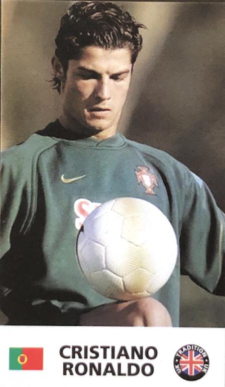 Cristiano Ronaldo Soccer Cards 2006 UK Traditions Football World Stars