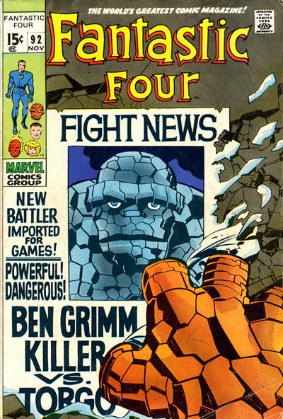 Fantastic Four #92 (1969) Comic Books Fantastic Four