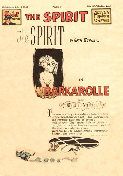Spirit #7/18/1948 (1948) Comic Books Spirit