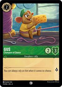 Gus - Champion of Cheese #73 Lorcana Ursula's Return