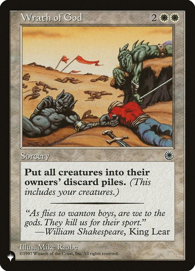 Wrath of God Magic The List Reprints