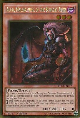 Alich, Malebranche of the Burning Abyss PGL3-EN047 YuGiOh Premium Gold: Infinite Gold