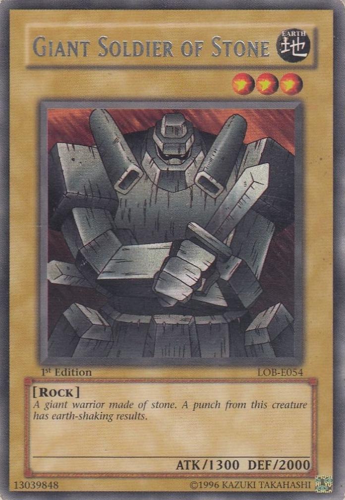 Giant Soldier Of Stone [1st Edition] LOB-E054