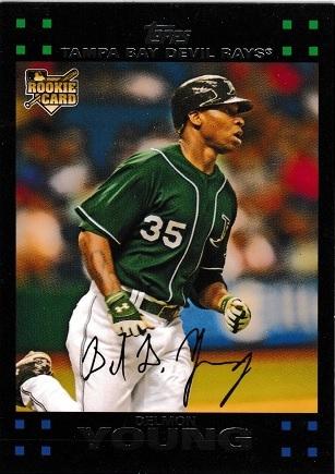 Delmon Young #20 Baseball Cards 2007 Topps