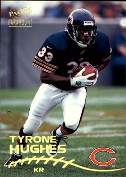 Tyrone Hughes #44 1998 Pacific Paramount Football