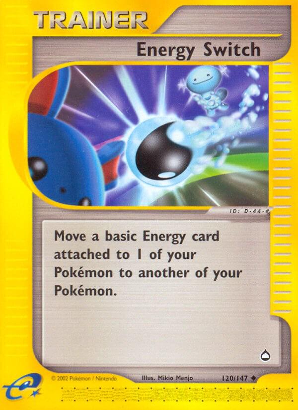 Energy Switch #120 Pokemon Aquapolis
