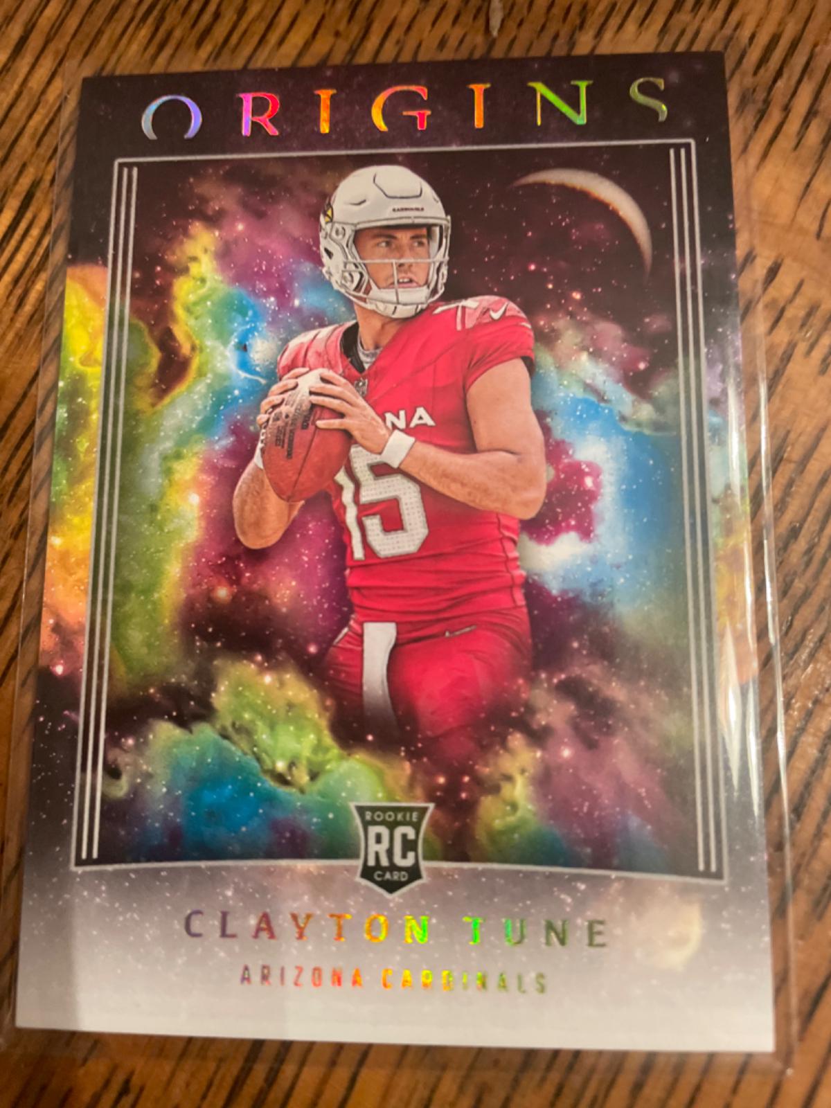 Clayton Tune #139 Football Cards 2023 Panini Origins