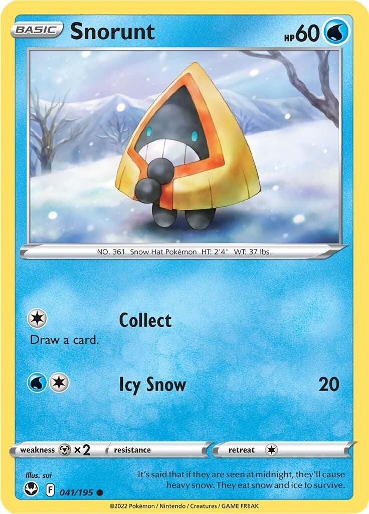 Snorunt #41 Pokemon Silver Tempest