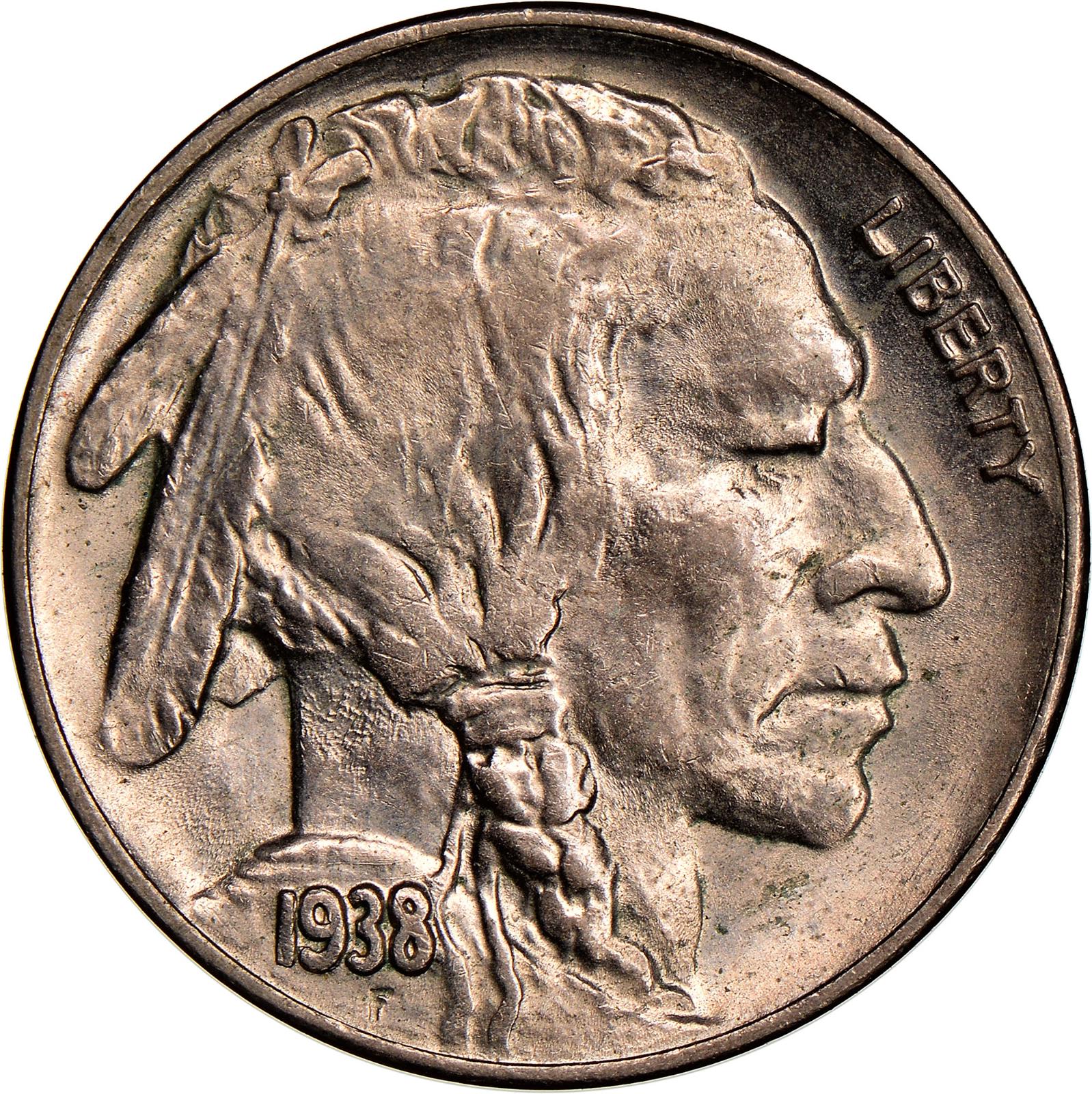 1938 D/S Coins Buffalo Nickel
