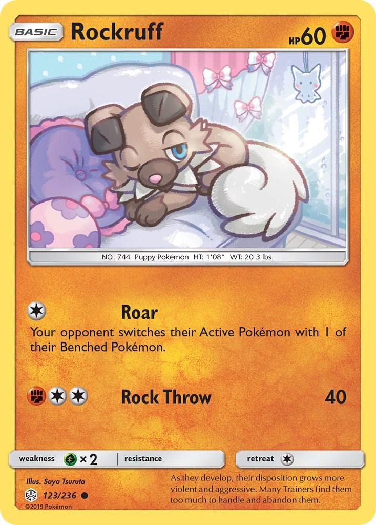 Rockruff #123 Pokemon Cosmic Eclipse