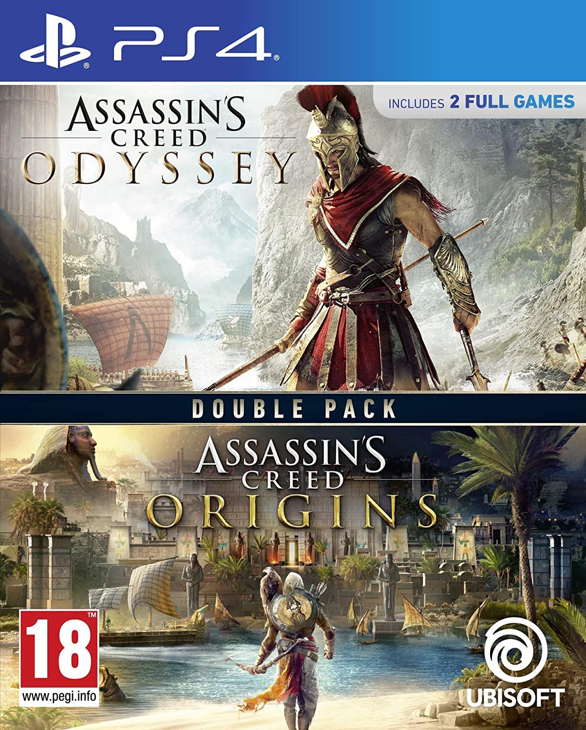 Double Pack: Assassin’s Creed Odyssey + Assassin’s Creed Origins PAL Playstation 4