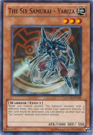 The Six Samurai - Yariza LCGX-EN229 YuGiOh Legendary Collection 2: The Duel Academy Years Mega Pack