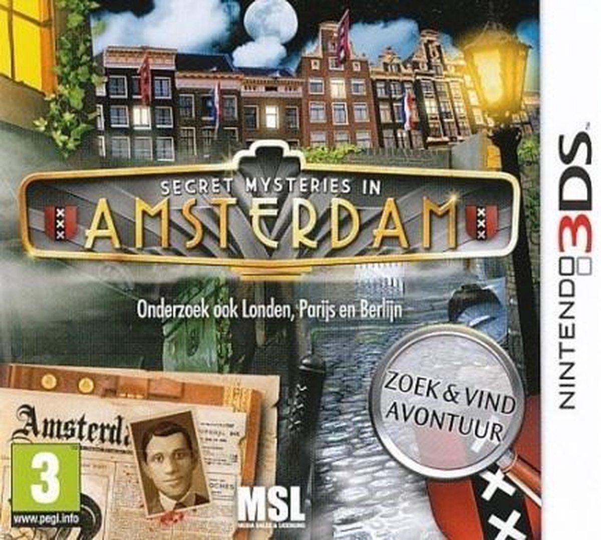 Secret Mysteries in Amsterdam PAL Nintendo 3DS