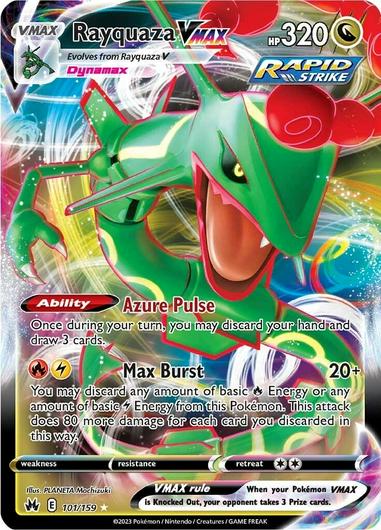 Rayquaza VMAX #101 Cover Art