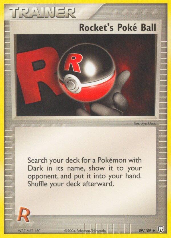 Rocket's Poke Ball #89 Pokemon Team Rocket Returns