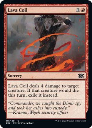 Lava Coil #116 Magic Double Masters 2022