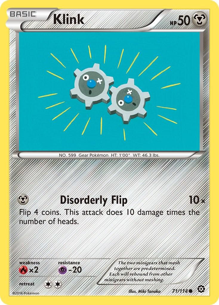Klink #71 Pokemon Steam Siege