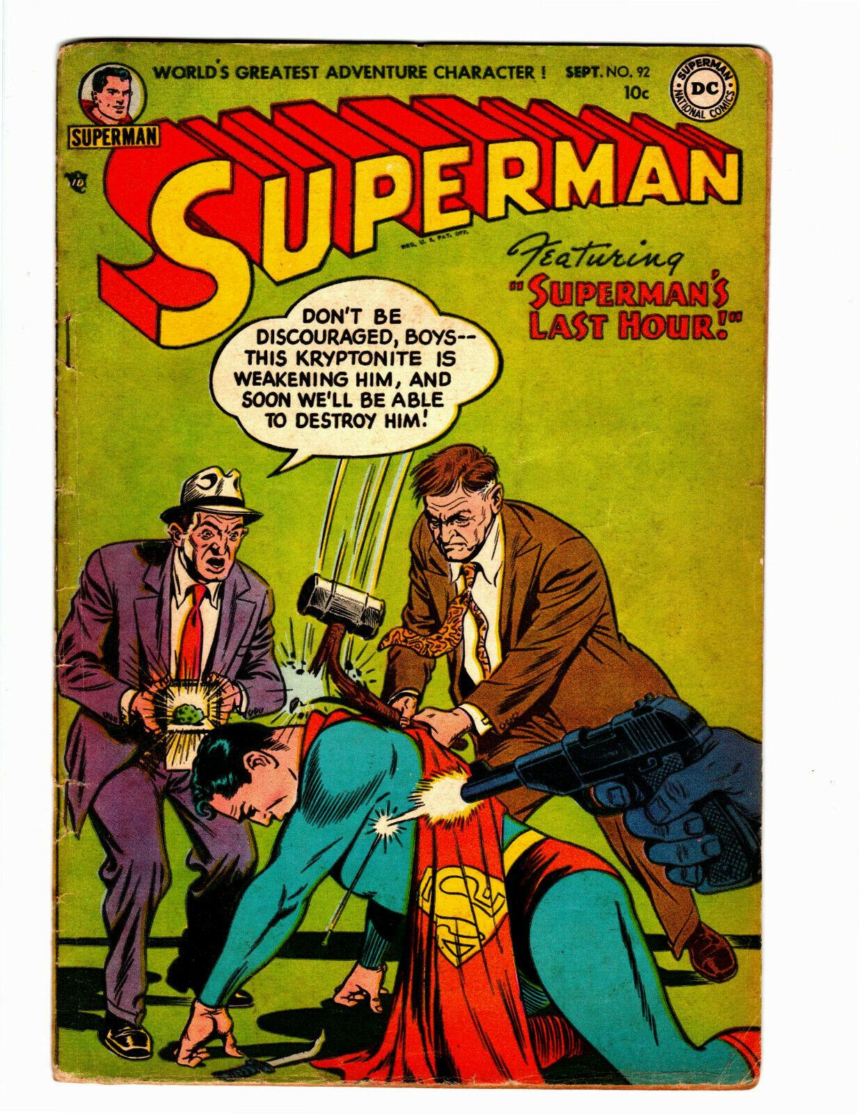 Superman #92 (1954) Comic Books Superman