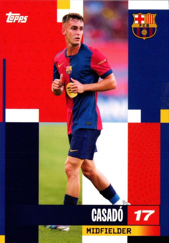 Casado #15 2024 Topps Fc Barcelona Team Set Soccer