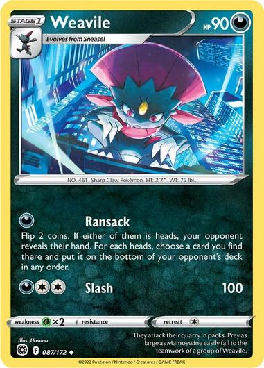 Weavile #87 Cover Art